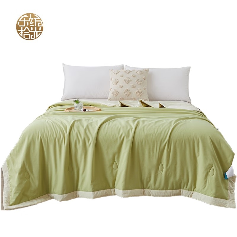 东纺拾光 DF3001-02 亲肤炫彩夏被 150*200cm （单位：条） 夏日薄荷绿