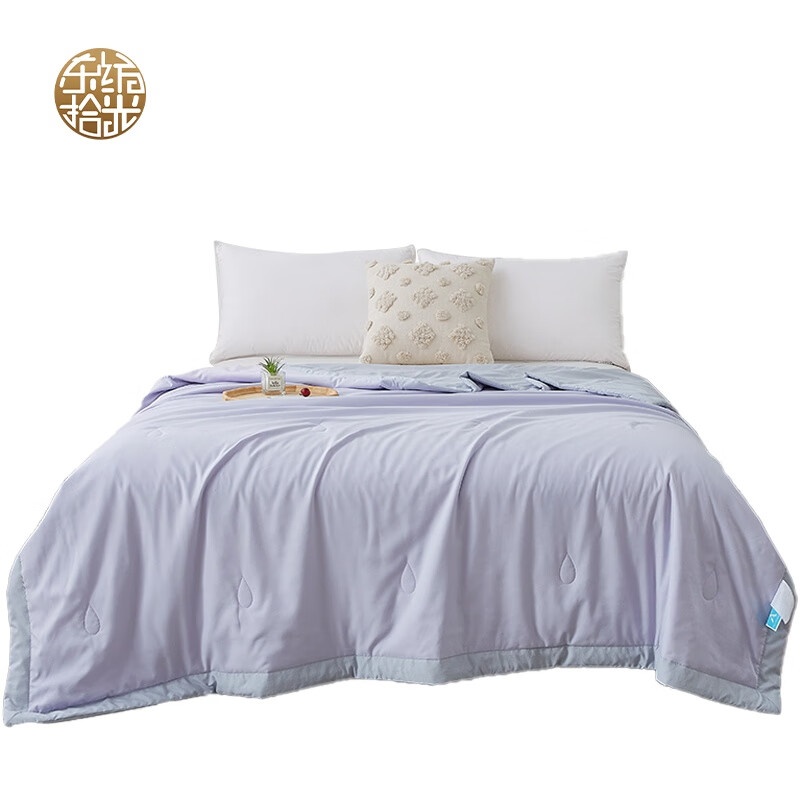 东纺拾光 DF3001-03 亲肤炫彩夏被 150*200cm （单位：条） 马卡龙紫