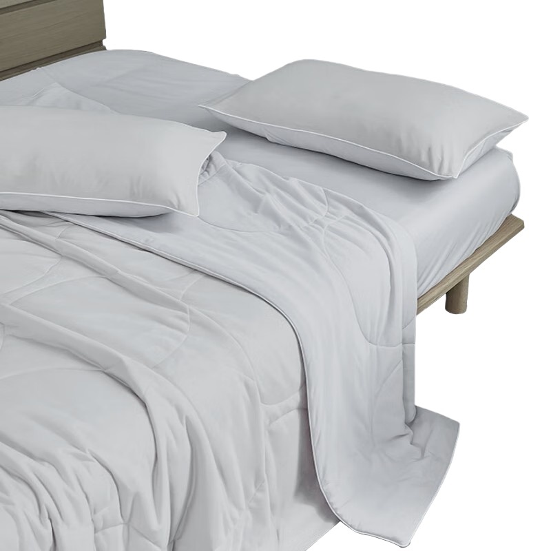 东纺拾光 DF3011-01 天雪丝凉感夏被 150*200cm （单位：条） 深浅灰色