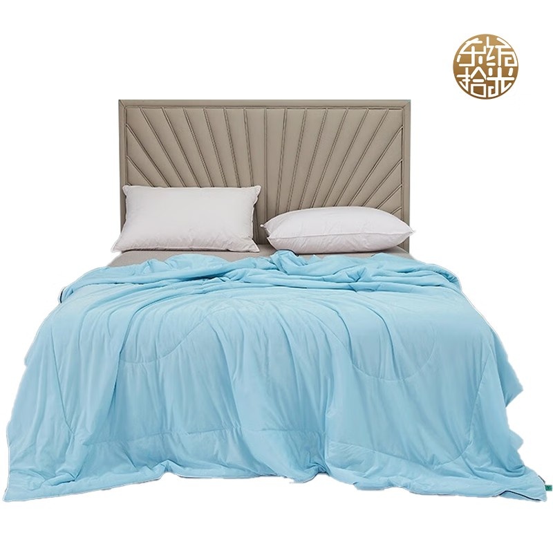 东纺拾光 DF3011-02 天雪丝凉感夏被 150*200cm （单位：条） 深浅蓝色