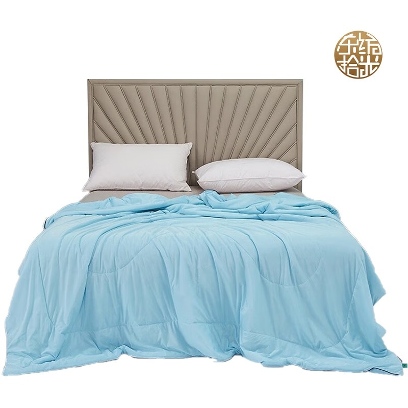 东纺拾光 DF3012-02 天雪丝凉感夏被 200*230cm （单位：条） 深浅蓝色