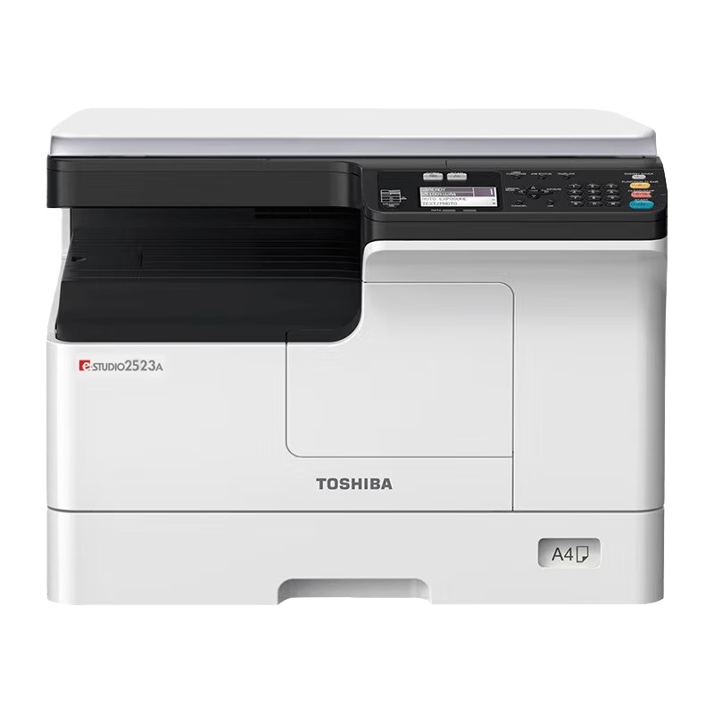 东芝(Toshiba) DP-2323AMS 多功能黑白激光数码复合机 25页/分钟 （单位：台） 主机+自动输稿器 白色