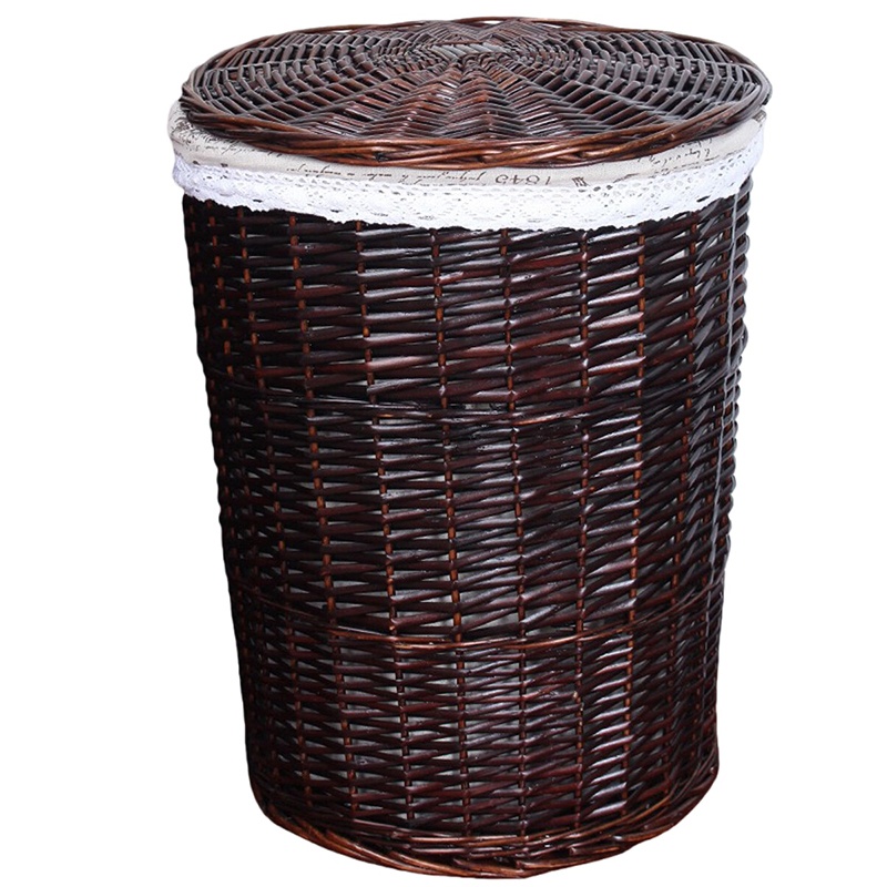杜克恩 DKEZYL-01 脏衣篮 杞柳 （单位：个） 咖啡色