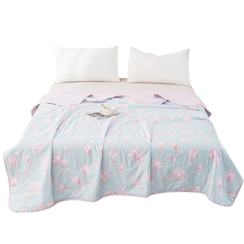 多喜爱(Dohia) 玉兰霓裳 磨绒夏被 203*229cm （单位：件） 蓝色