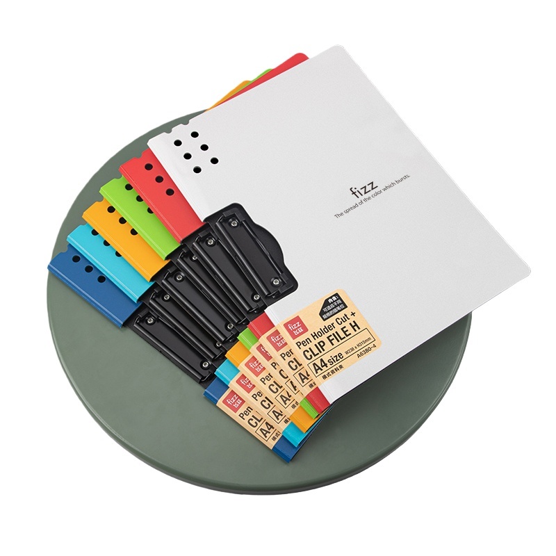 飞兹（fizz） FZ006380-DW 横式资料夹 A4 10mm （单位：个） 白色