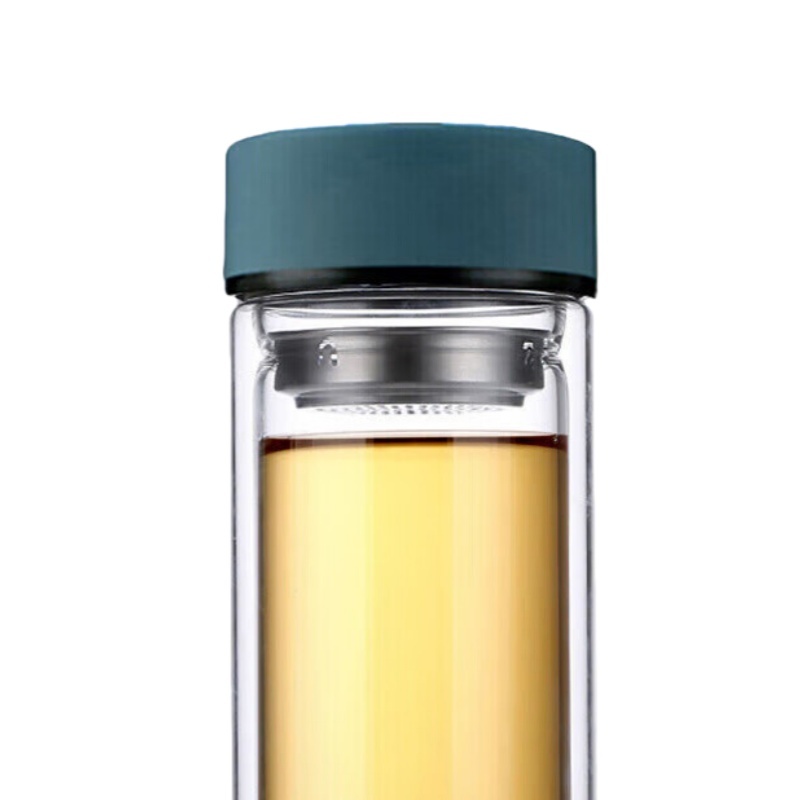 富光（FUGUANG） WFB1020-500 双层玻璃杯 500ml （单位：个） 蓝色