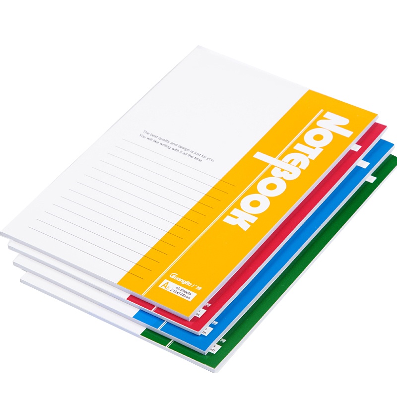 广博(GuangBo) GBR0790 无线装订软抄本 A5 40张/本 10本/包 （单位：包） 颜色随机