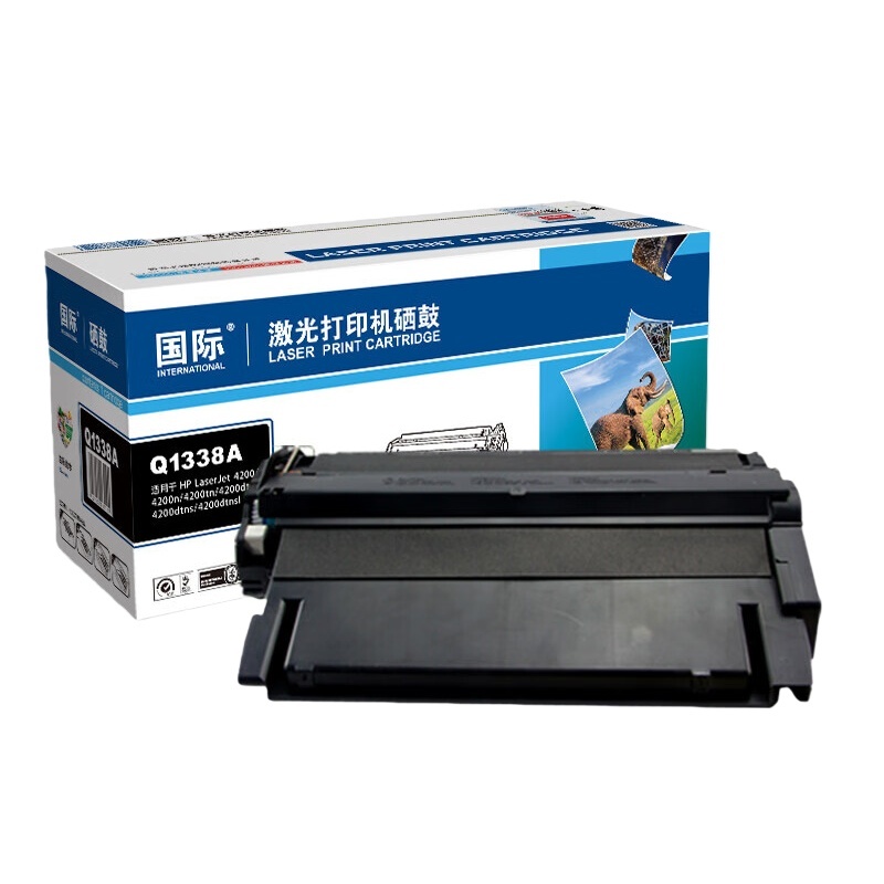 国际 Q1338A 硒鼓 12000页 （单位：支） 适用惠普HPLaserJet4200/4200n/4200tn/4200dtn/4200dtns/4200dtnsl 黑色