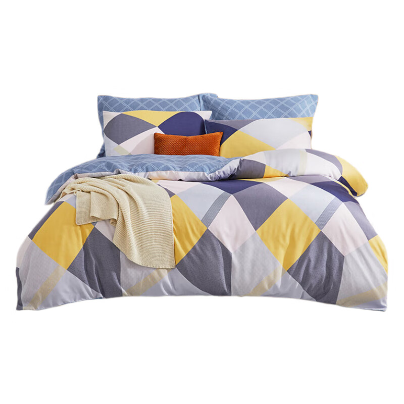 LOVO LVTJ-202402 生活格调人生四件套 被套200*230cm/床单230*236cm/枕套48*74cm*2 （单位：套）