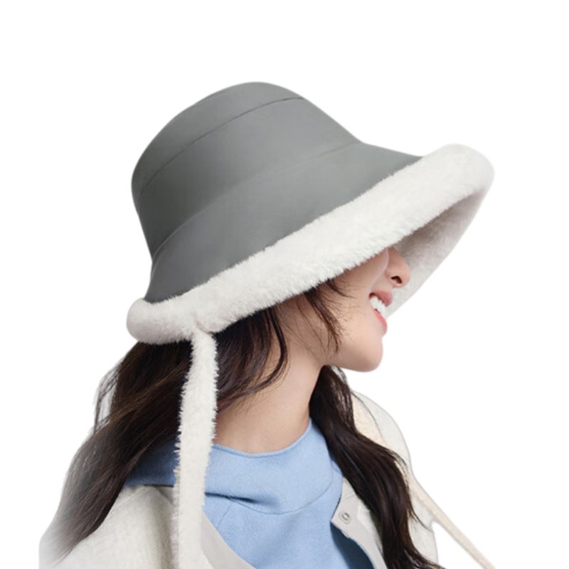 蕉下 CL45124 气绒保暖双面飘带帽子 帽深13.5cm （单位：顶） 子夜灰