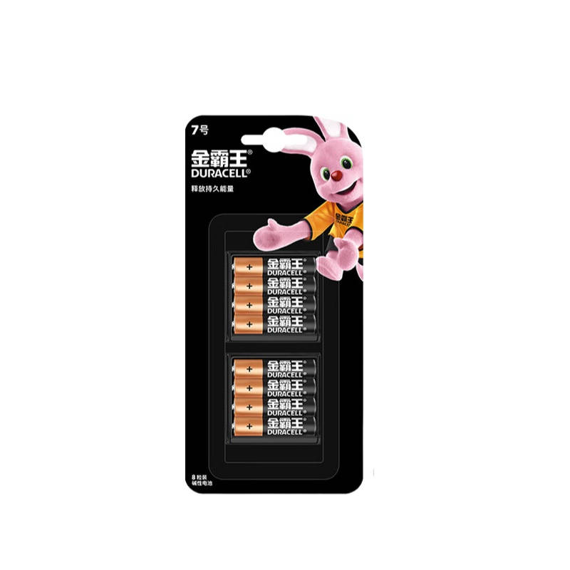 金霸王（DURACELL） 7号 碱性电池 8粒/卡 （单位：卡）