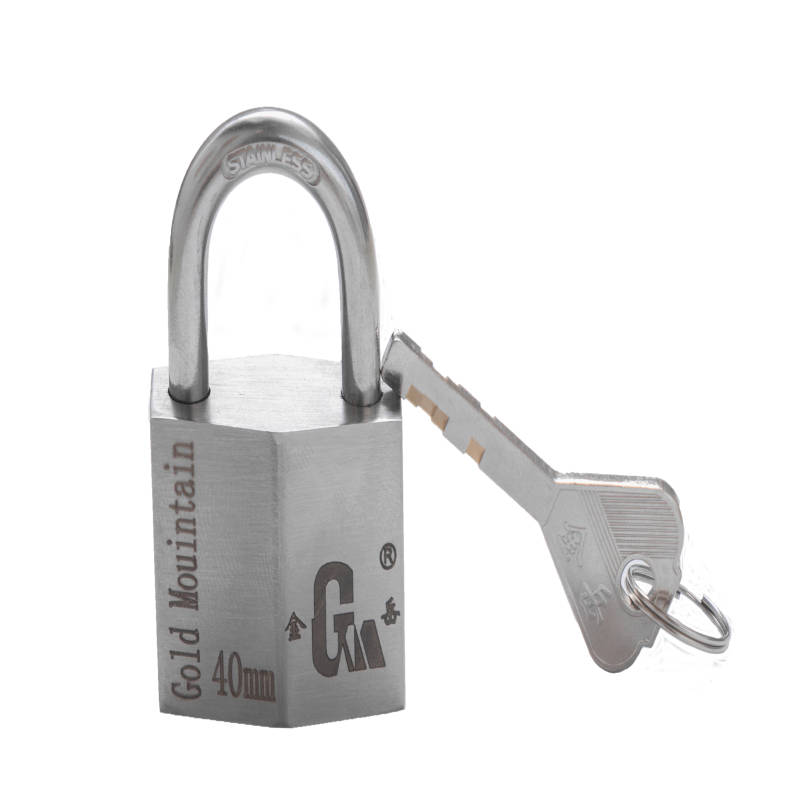 金岳 BXG40mm 不锈钢挂锁菱形锁 40*20*32mm （单位：个） 银色