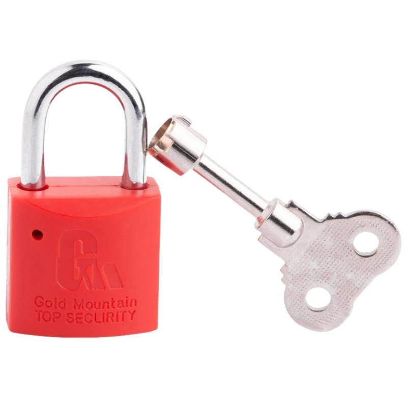 金岳 塑钢通开 梅花锁 30mm （单位：个） 红色