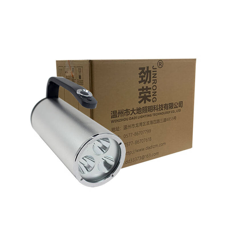 劲荣 BWJ6310 LED手提式探照灯 3*3W 6500K （单位：盏） 银色