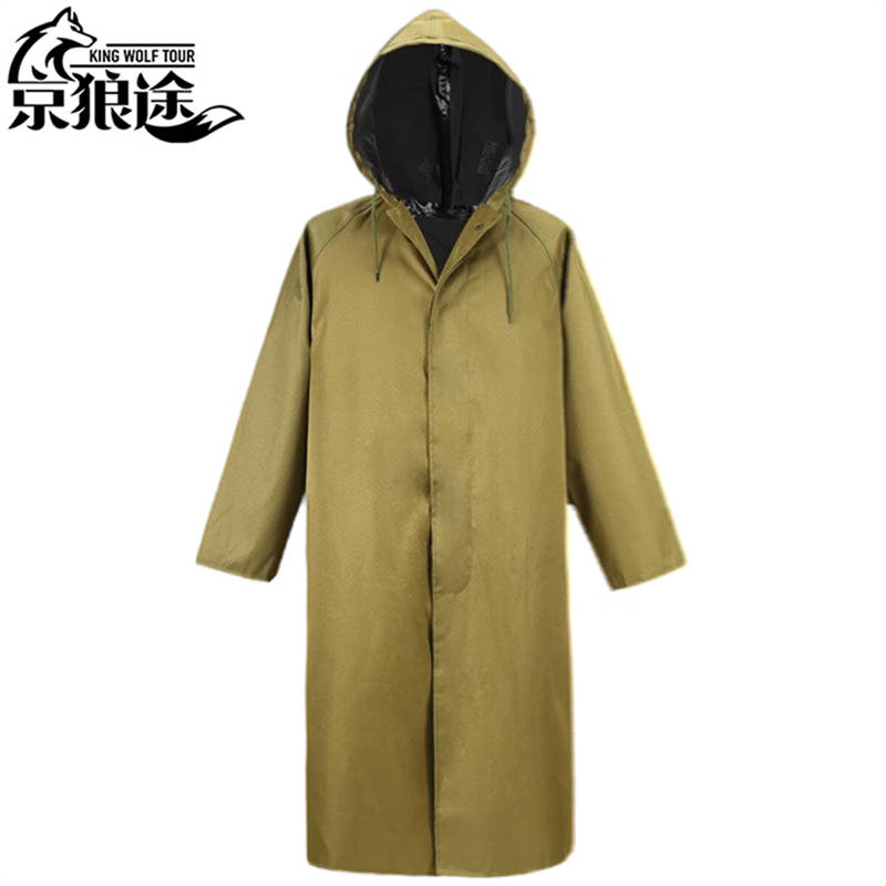 京狼途 JTL-YY01 加厚牛津布连体雨衣 4XL （单位：件） 绿色