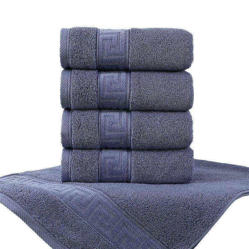 鲸轩 M801 日出印象新疆长绒棉毛巾 34*74cm 130g （单位：条） 蓝色