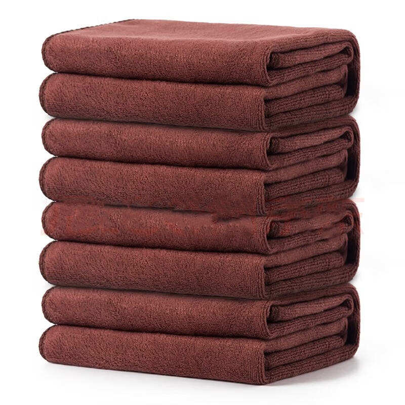 鲸轩 ML1002 茶巾 30*30cm 10条/包 （单位：包） 咖啡色