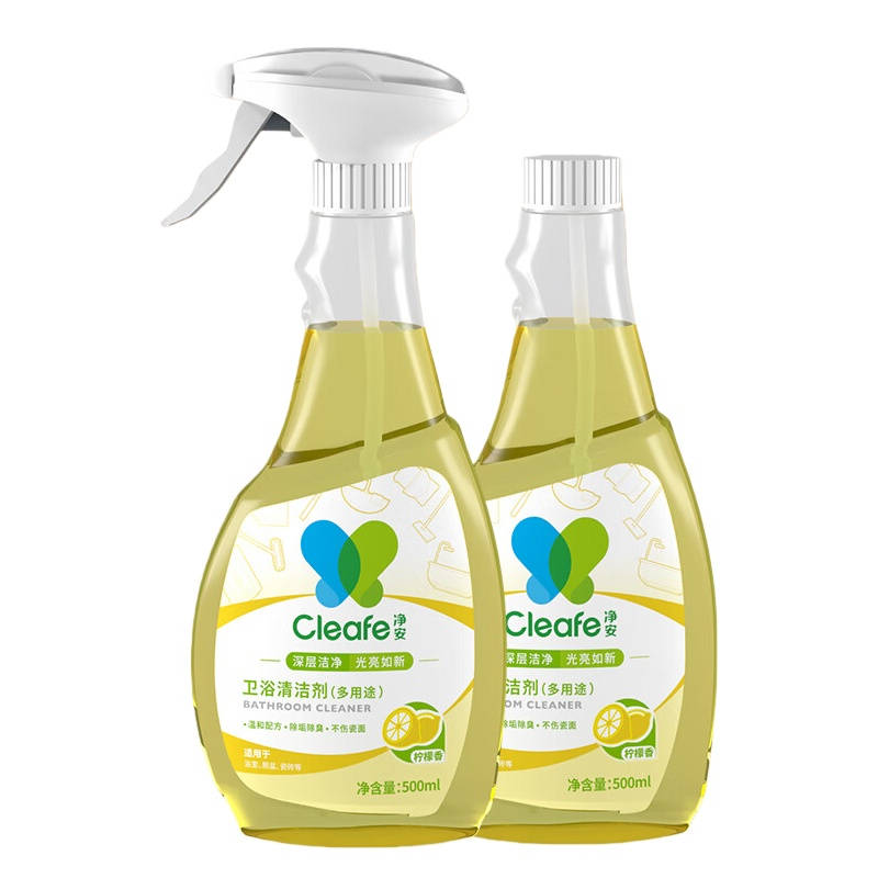 净安（Cleafe） 柠檬香 卫浴清洁剂 500g （单位：瓶）