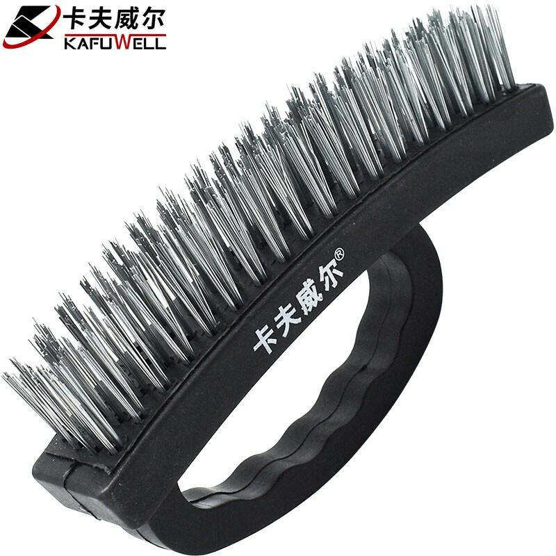 卡夫威尔 EM2896 钢丝刷 4*18 白丝 （单位：把） 原木色