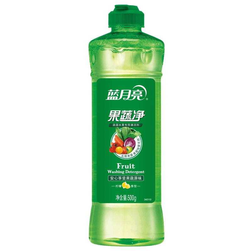 蓝月亮 柠檬香 蔬菜水果专用清洗剂 500g （单位：瓶）