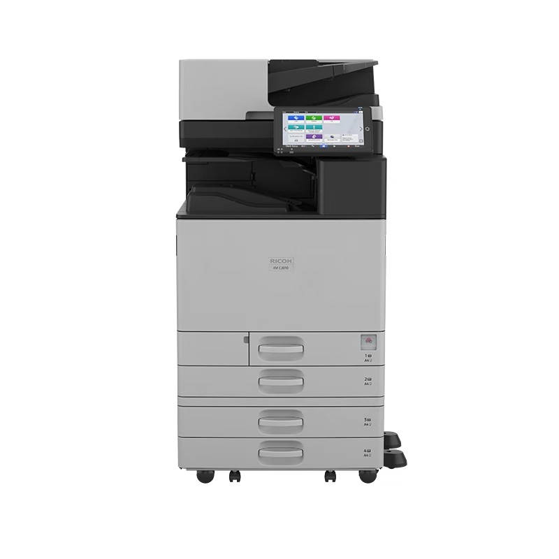 理光（Ricoh） IM C2510 A3多功能彩色复印机 双面输稿器+四纸盒+1000页小册子装订器 （单位：台） 灰色