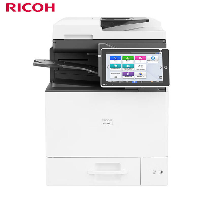 理光（Ricoh） IMC400F A4彩色数码复合机 输稿器  单纸盒 （单位：台） 白色