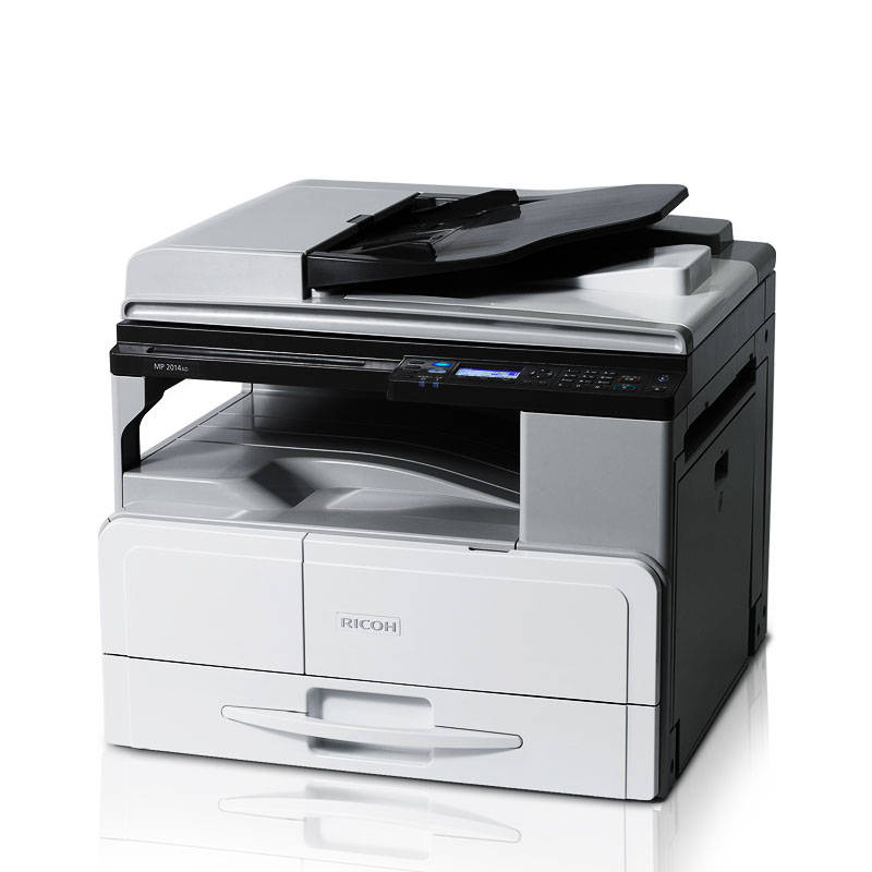 理光（Ricoh） MP2014AD A3黑白激光多功能一体机 送稿器 双面打印 （单位：台） 白色