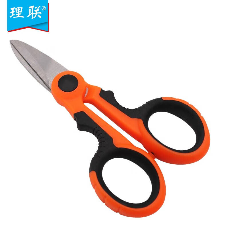 理联 251001 剪刀 14.5cm*7.5cm （单位：把） 黑橙色