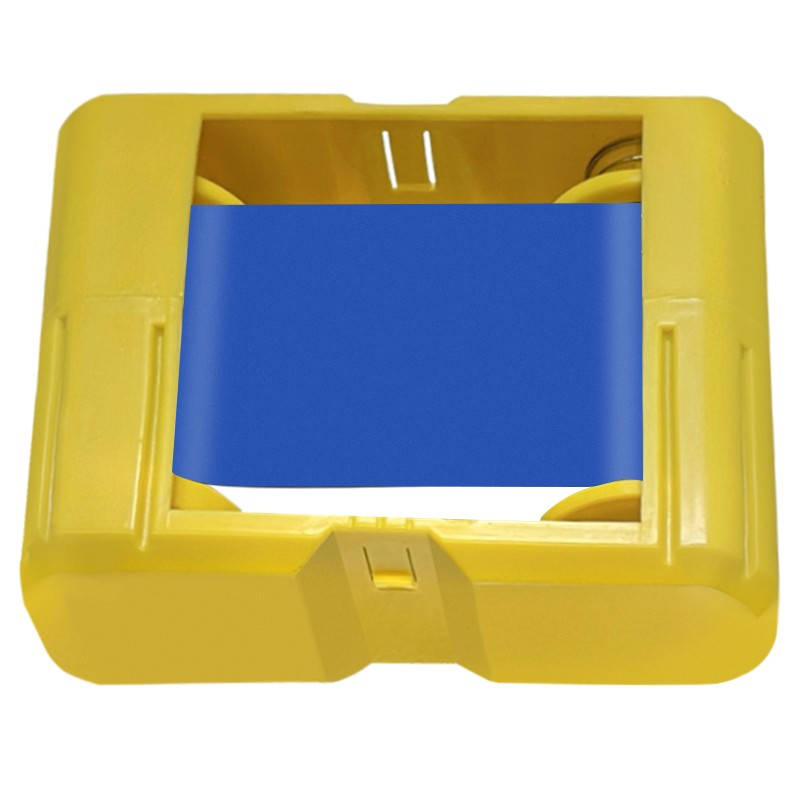 丽标（capelabel） D-60BLK 不干胶标签 60mm*100m 3 个/盒 （单位：盒） 蓝色