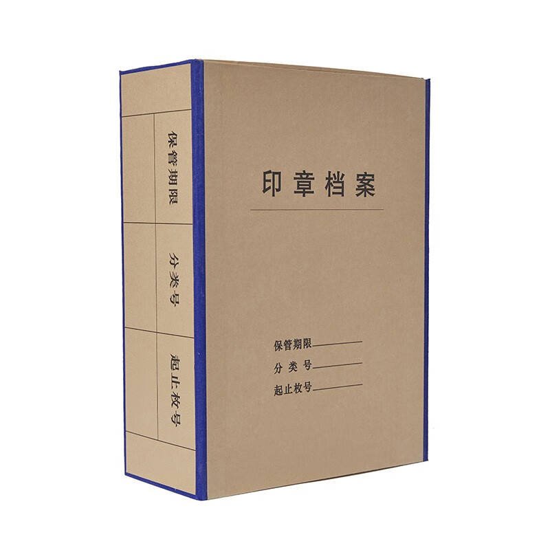 龙档 牛皮纸 档案盒 310*225*100mm （单位：个）