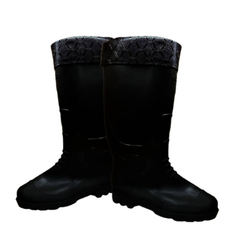 陇步昇 L-BS115XM 高筒雨鞋 均码 （单位：双） 黑色