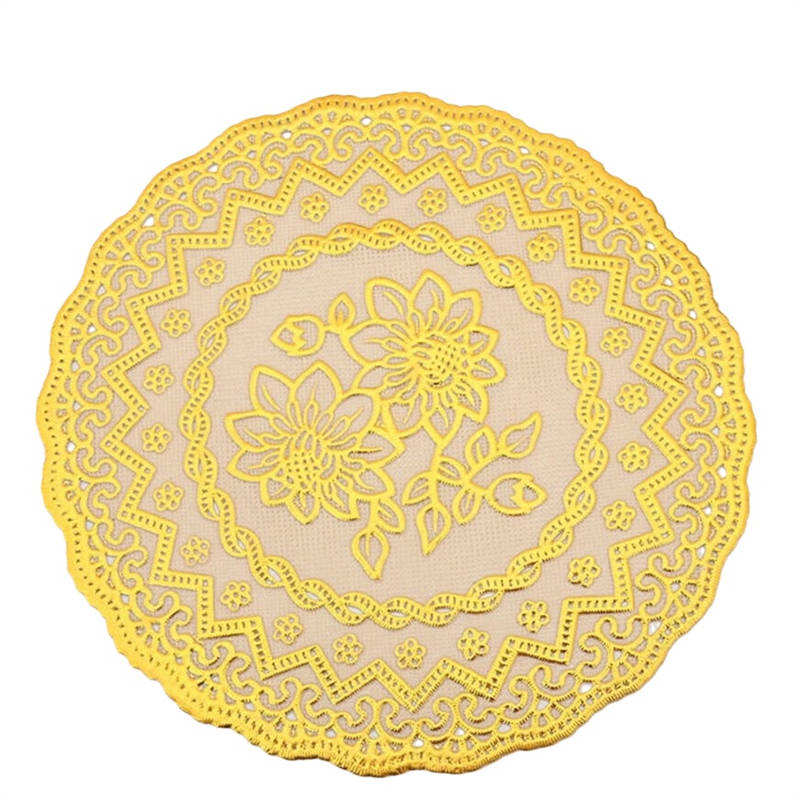 陇步昇 LBS-BDJH002 杯垫 10cm 60套/箱 （单位：箱） 金色