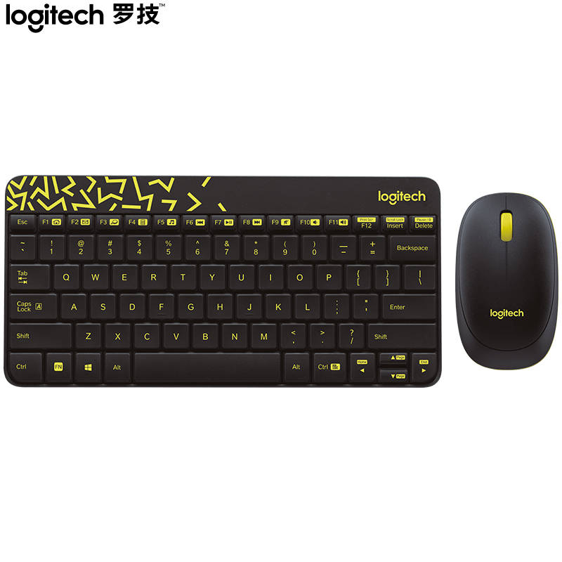 罗技（Logitech） MK240 键鼠套装 无线 （单位：套） 黑色