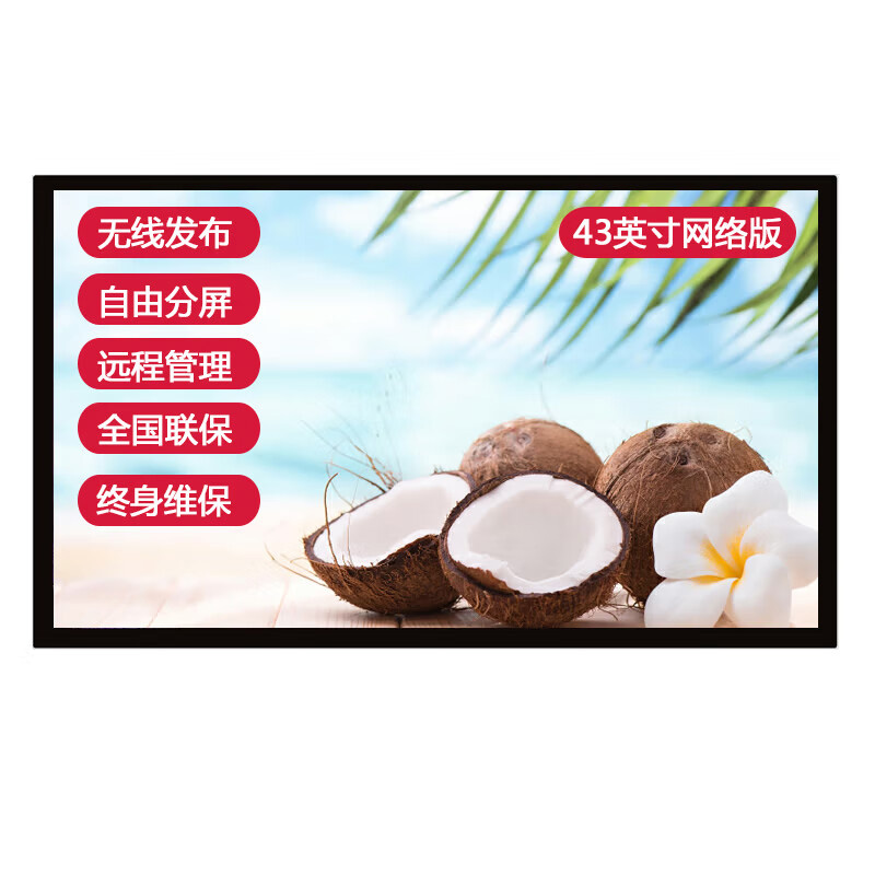 洛菲特（LOFIT） LFT43QX-H40C 广告机 43英寸 （单位：台） 黑色