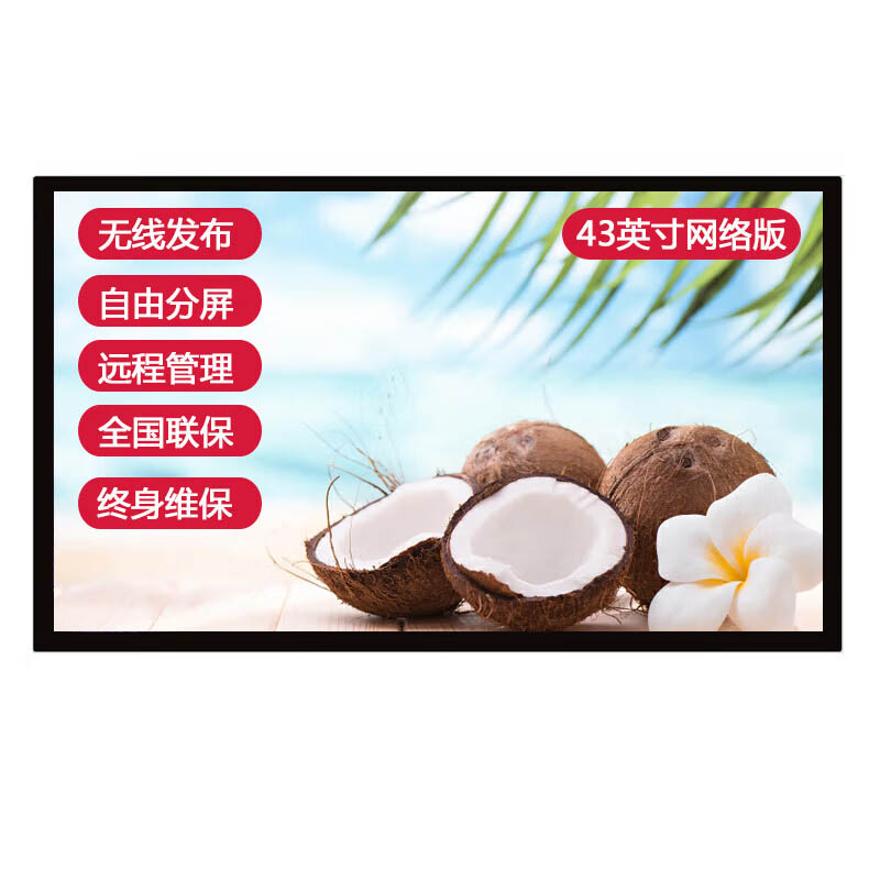 洛菲特（LOFIT） LFT43XD-BG1 广告机 43英寸 （单位：台） 黑色