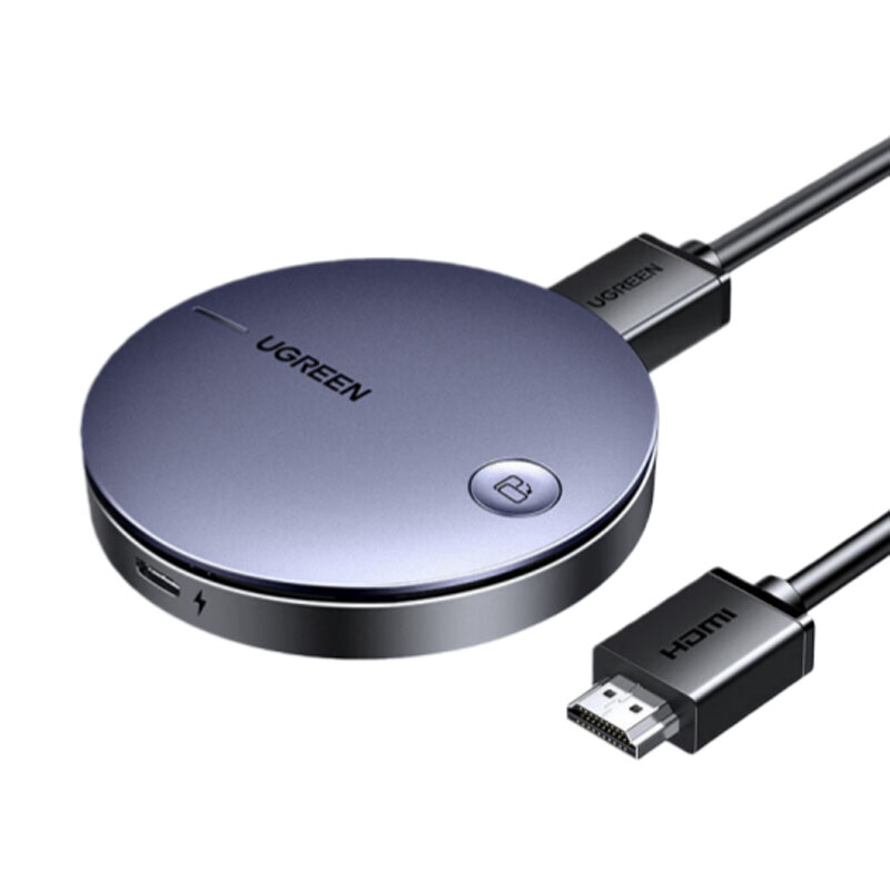 绿联（UGREEN） CM617（15216） 无线传屏器 4K/60HZ （单位：个） 银色