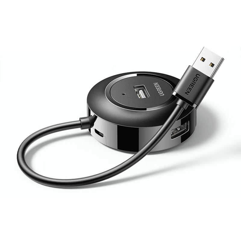 绿联（UGREEN） CR106 USB扩展器 2m （单位：个） 黑色