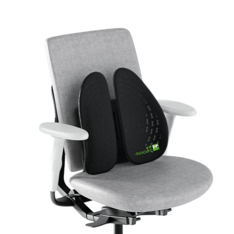 米乔 经典版 人体工学腰垫 L420*W150*H400MM （单位：个） 黑色