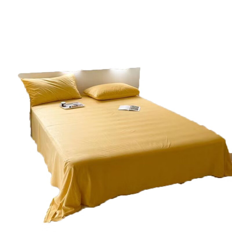 绵族世家 MZSJ7408 日式简约风天鹅绒四件套 1.5m床 （单位：套） 暖黄色