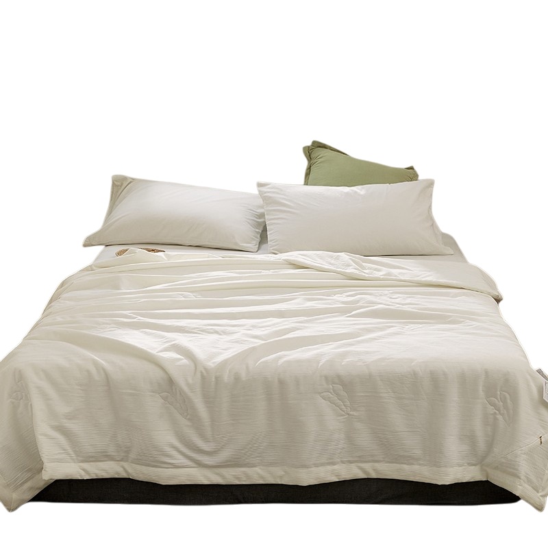 伊伊爱 BZ0LFS2100757 提花大豆夏被 150*200cm （单位：条） 白色