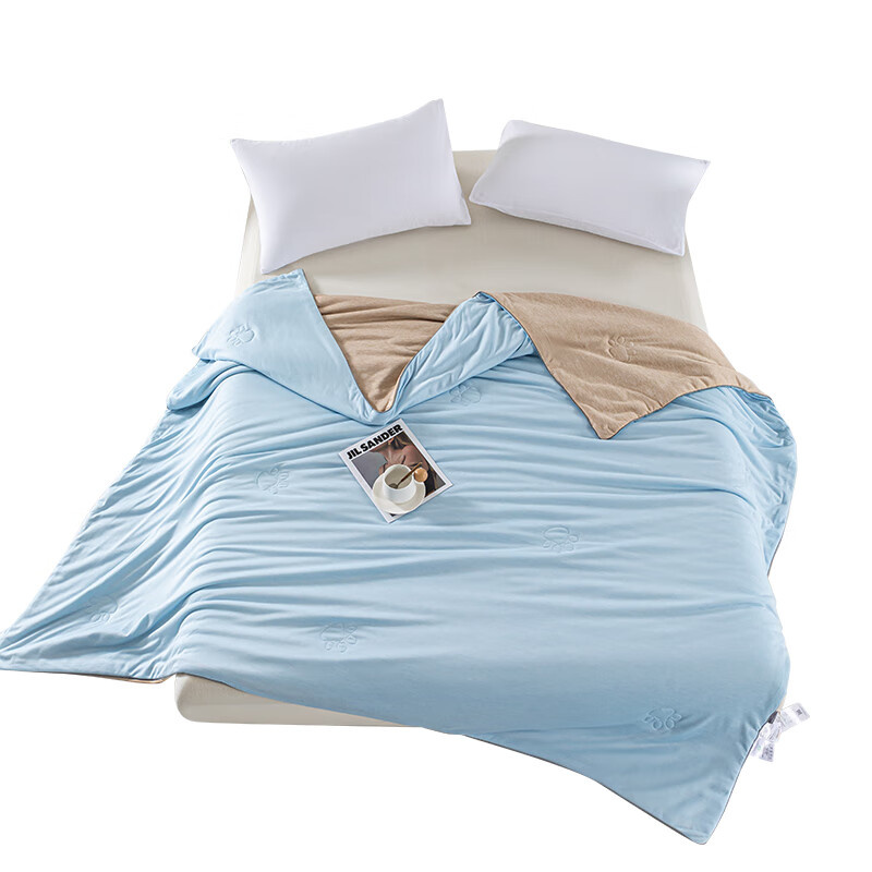 伊伊爱 BZ0SXM2401232 猫爪绗缝猫肚被 150*200cm （单位：条） 芝芝海盐