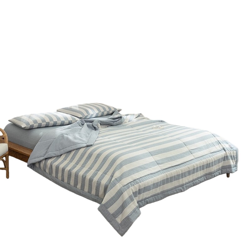 伊伊爱 BZ0SZ02201034 色织提花夏日情怀夏被 200*230cm （单位：条） 蓝色