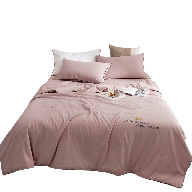 伊伊爱 BZ0TDC2100737 四季棉大豆夏被 220*240cm （单位：条） 皇冠豆沙