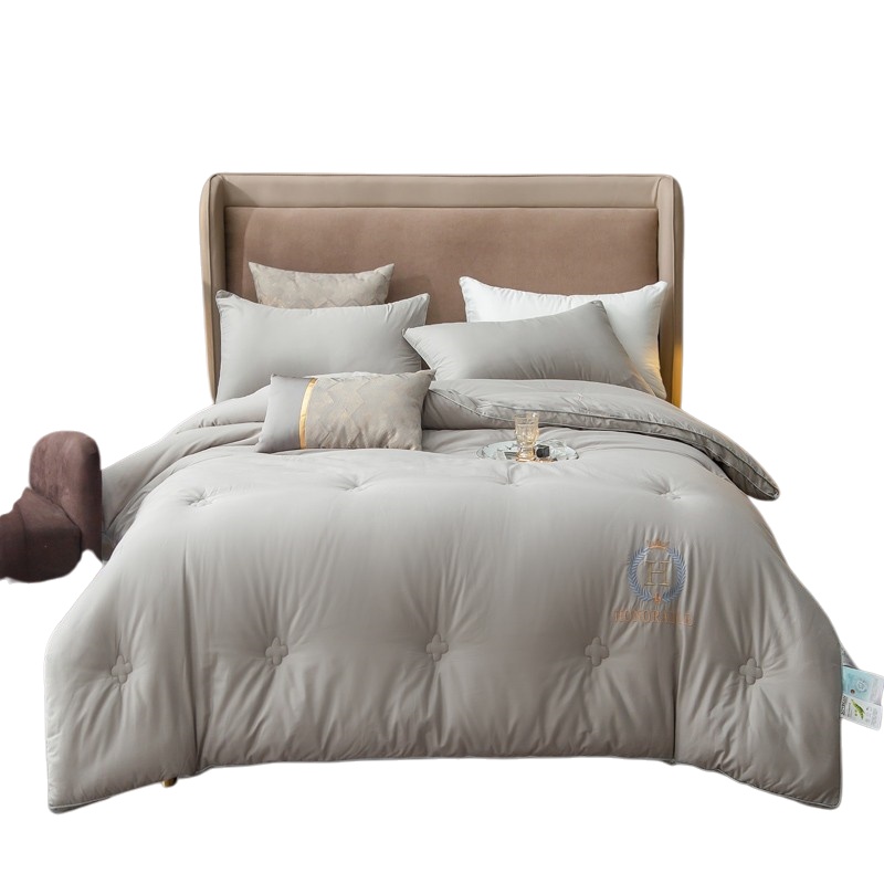 伊伊爱 BZ0TDC2100843 全棉纯色大豆秋冬被 150*200cm （单位：条） 皇嘉灰