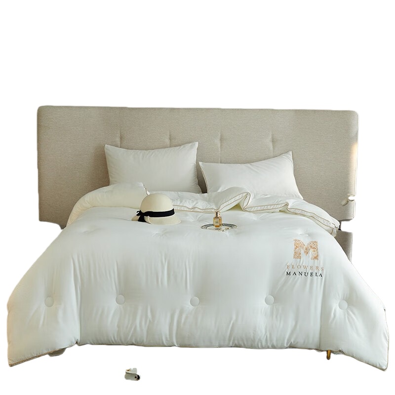 伊伊爱 BZ0TDC2201158L 铂爵系列大豆秋冬被 200*230cm （单位：条） 本白