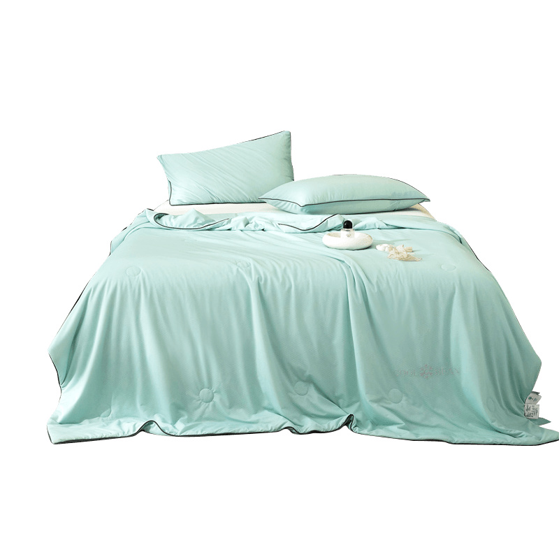 伊伊爱 BZ0TDC2401179 八星凉感提花大豆夏被 150*200cm （单位：条） 果绿