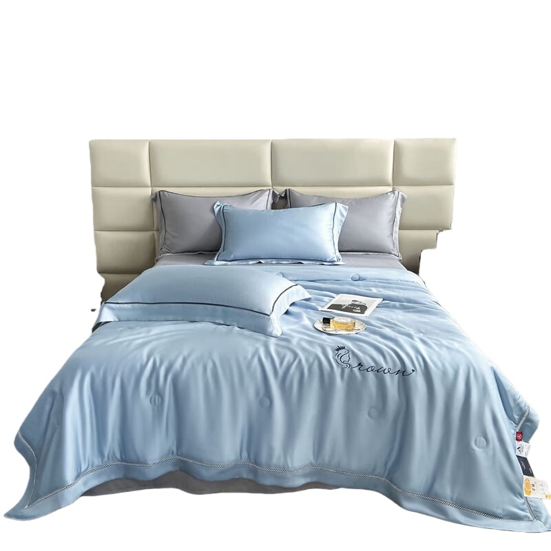 伊伊爱 BZ0WL02201131L 柠檬莫代尔夏被 200*230cm （单位：条） 琥珀蓝