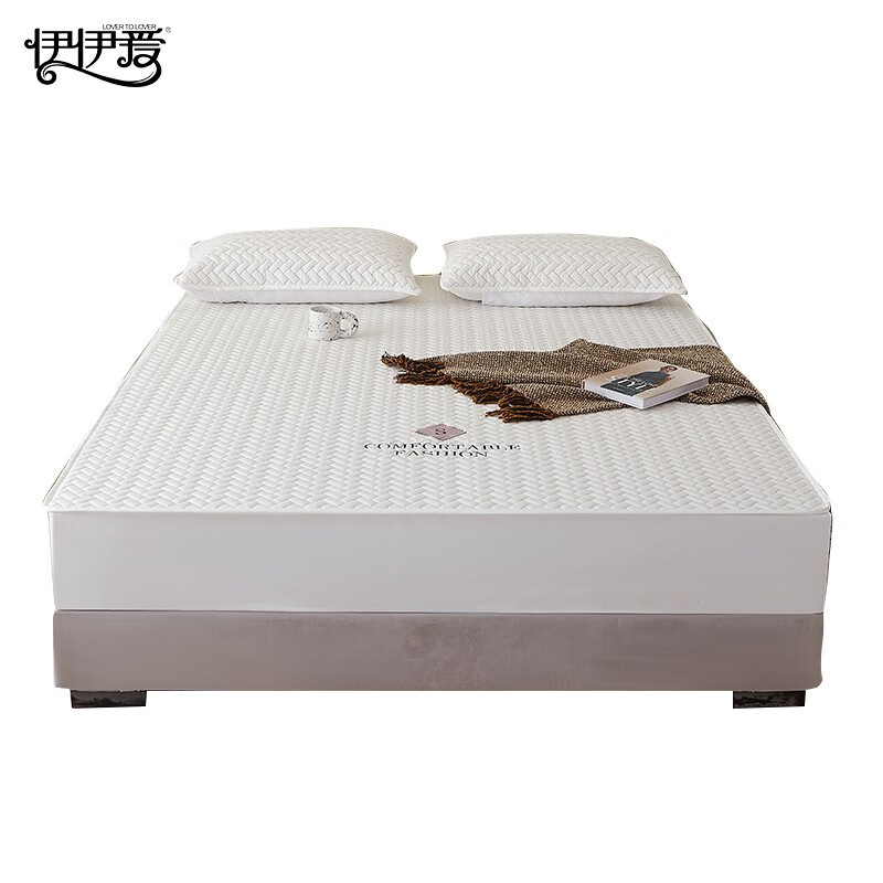 伊伊爱 CD0BN02300427L 抗菌绣花床笠 150*200cm （单位：张） 纯洁白