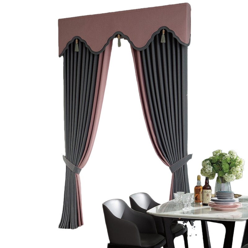 伊伊爱 CL0JB02000073 彩麻遮光窗帘 1*2.7m （单位：片） 灰/咖/深蓝/浅蓝