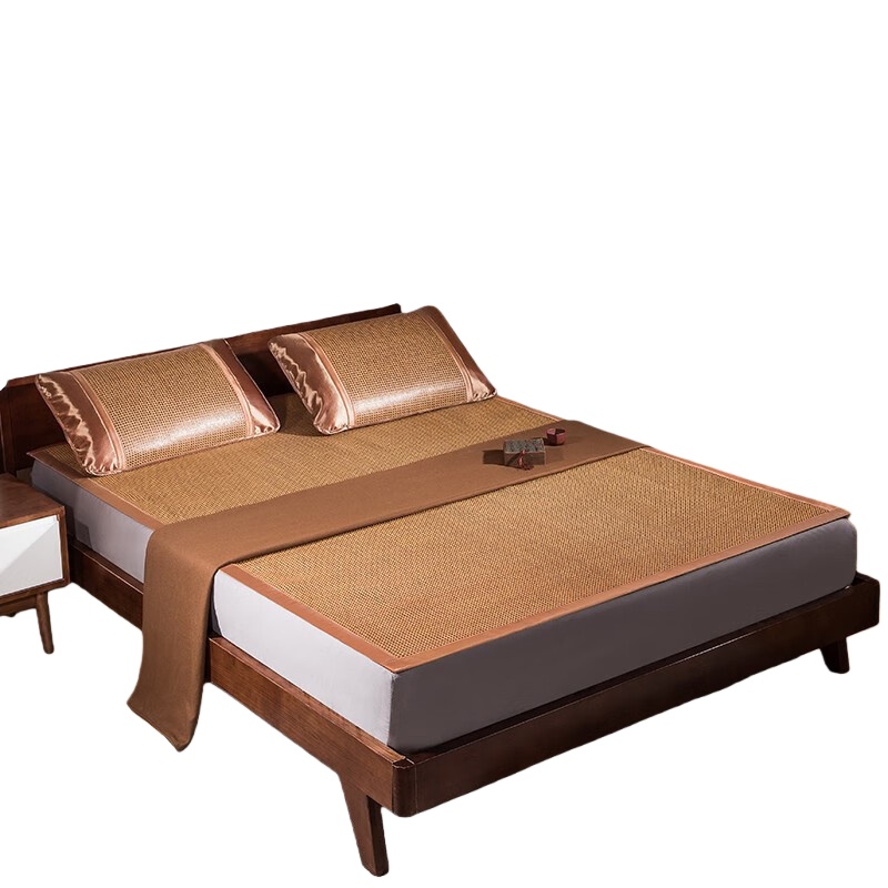 伊伊爱 D02000075 双面洛卡卡系列 藤席套装 100*195cm （单位：套） 清凉夏日